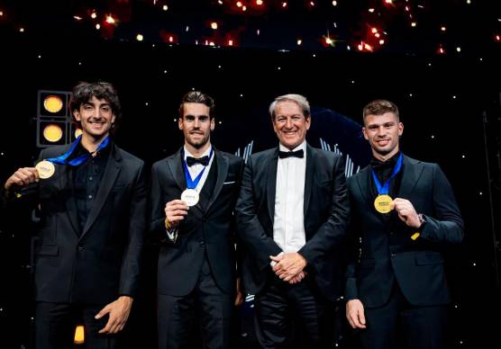 Il presidnte Fim, Giovanni Copioli, con Stefano Manzi e Alessandro Zaccone