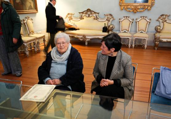 La dottoressa Laura Giovannini con la sindaca Elena Zannoni