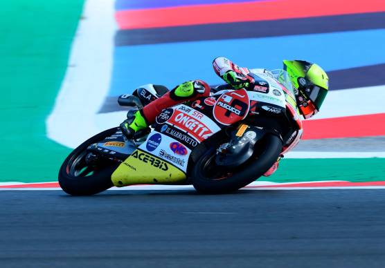 Luca Lunetta è uscito di scena a 4 giri dalla fine mentre era 13° (foto Fini)