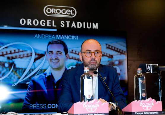 Il direttore generale Corrado Di Taranto nel giorno della presentazione del direttore sportivo Andrea Mancini foto zanotti