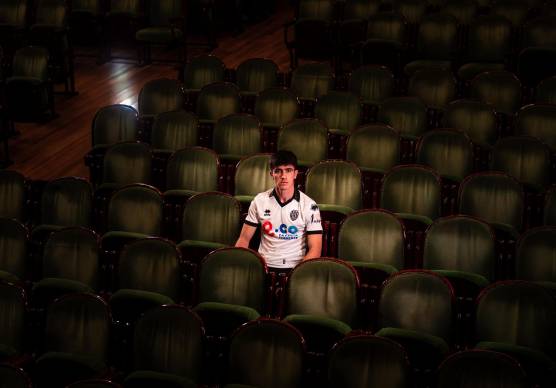 Tommaso Corazza al Teatro Bonci (foto Cesena Fc)