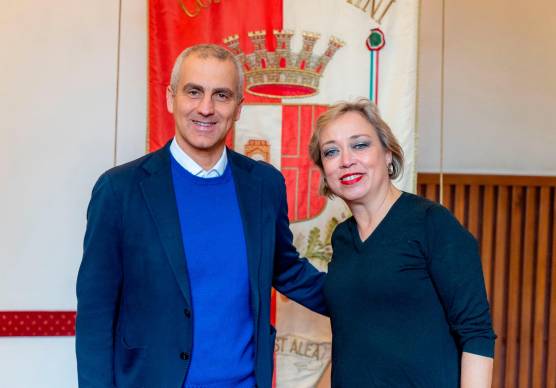 L’assessora Ridolfi con il sindaco Sadegholvaad