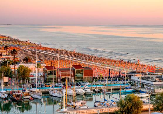 La spiaggia di Riccione