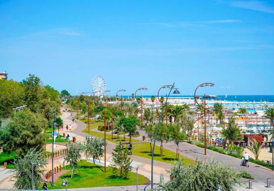 Una veduta di Rimini