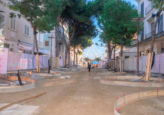 Il cantiere di viale Ceccarini