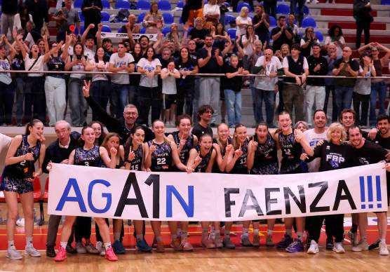 La festa della formazione faentina sul parquet di Villafranca per il salto di categoria