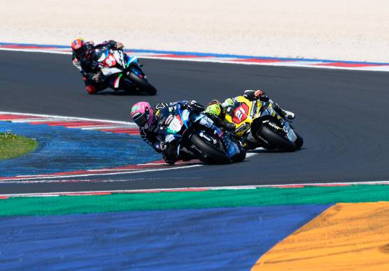 Due padroni di casa a Misano, Alessandro Delbianco leader del tricolore e Michael Ruben Rinaldi (foto Fini)