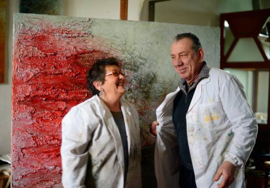 Ravenna. Apre al pubblico l’atelier della moglie scomparsa: «Nel ricordo di Stefania, il nostro studio è uguale a quando ci ha lasciato»
