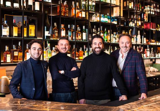 I titolari del bistrot Semplice: Marcattilii, Cioria, Mascia, Camanzi