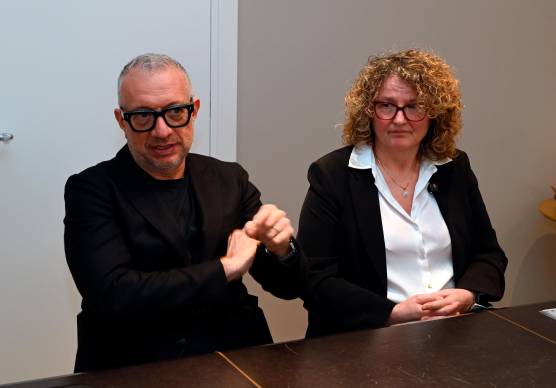 L’avvocato Max Starni con Milena Severi