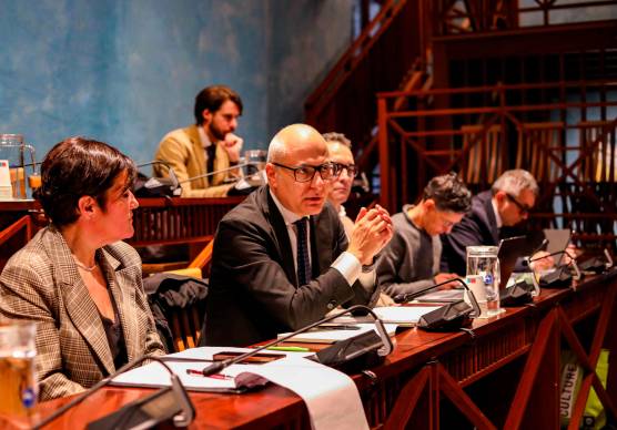 Il commissario Curcio ieri a Lugo