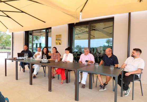La conferenza stampa di presentazione al Podere Salmastro