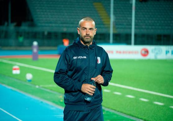 Il tecnico biancorosso Filippo D’Alesio