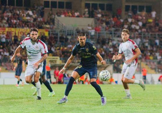 L’attaccante giallorosso Cristian Spini ha segnato 7 gol e fornito 9 assist in 16 giornate (Fiorentini)