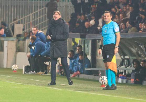 L’allenatore del Cesena Michele Mignani