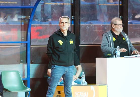 Il tecnico della Virtus Imola, Massimiliano Baldiraghi foto mmph