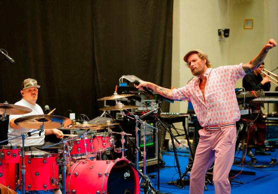 Le foto delle prove di Jovanotti a Castrocaro