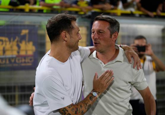 Alessandro Diamanti con Pietro De Giorgio