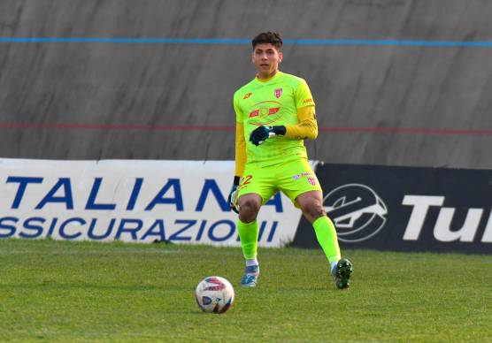 Luca Martelli ha difeso la porta del Forlì in 35 partite del campionato di Serie D (foto Fabio Blaco)
