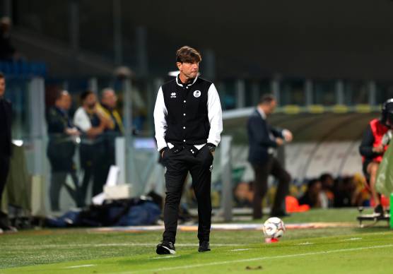 Solo Gigi Radice aveva vinto più partite di Michele Mignani, a sinistra, dopo 14 giornate del campionato di B