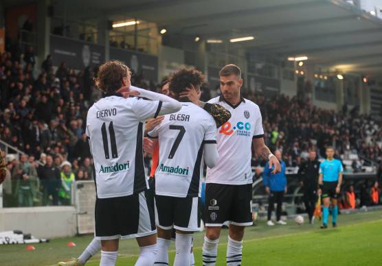 Riccardo Ciervo, Jalen Blesa e Giovanni Zaro sono tre dei nuovi acquisti bianconeri ad essere andati in gol (foto Gianmaria Zanotti)