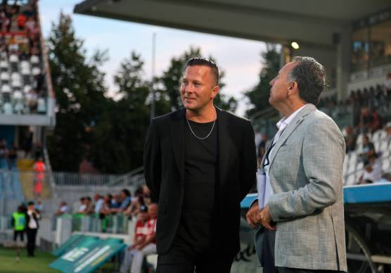 Il futuro presidente Mike Melby con Michael Aiello