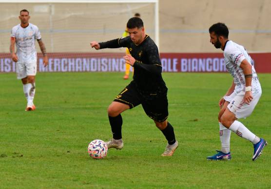 L’attaccante forlivese Elia Petrelli (foto FABIO BLACO)