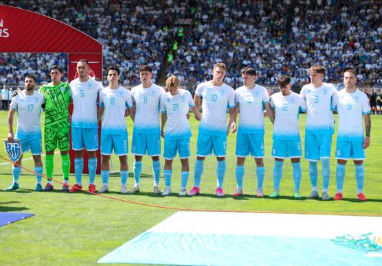 La formazione iniziale di San Marino nella sfida di Zenica valida per le qualificazioni di Mondiali 2026 (copyright ©FSBiH)