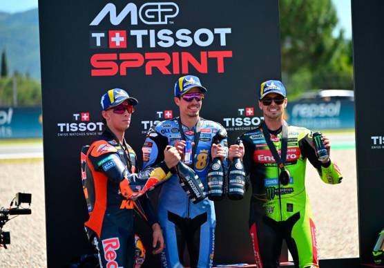 Pedro Acosta, Alex Marquez e Fabio Di Giannantonio