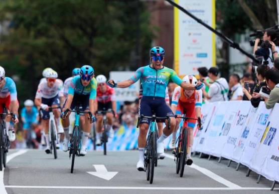 Lo sprint vincente di Malucelli a Fukuoka