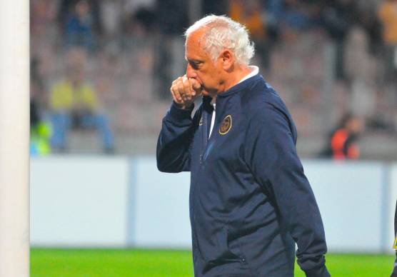 Andrea Mandorlini ieri sera al Benelli (foto Fiorentini)
