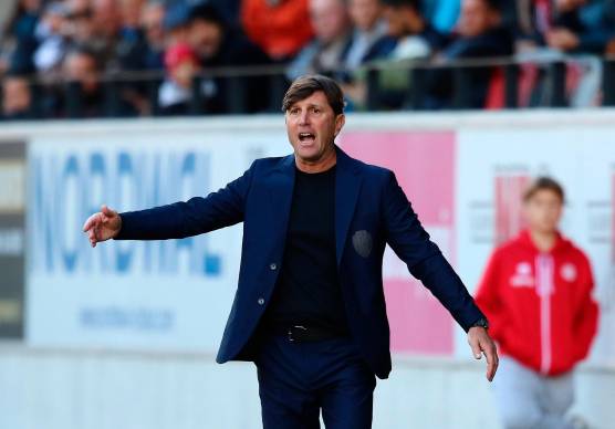 L’allenatore del Cesena Michele Mignani (Rega)