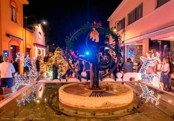 Riccione. Il Natale in piena estate