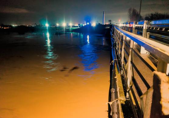 Maltempo. In calo la piena del Lamone a Mezzano FOTOGALLERY Massimo Fiorentini