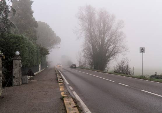 Via Reale a Mezzano, dove sorgeva l’autovelox