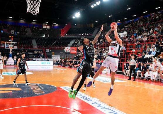 Raphael Gaspardo ha recuperato dalla leggera distorsione alla caviglia subita domenica con Rieti foto fabio blaco