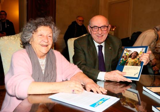 Nadia Bassi e l’ex sindaco Marcello Grandi, fondatori e anima del progetto dall’inizio FOTO MMPH