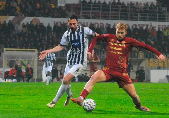 Matteo Motti è tornato in campo mercoledì in occasione dello 0-0 tra Ravenna e Pianese (foto Fiorentini)