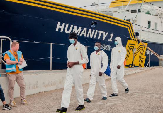 Un precedente sbarco a Ravenna della Humanity 1 (Fiorentini)