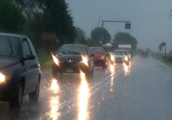 Temporale nel Ravennate (foto di repertorio)