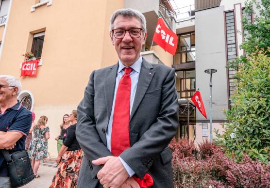 Il segretario generale della Cgil Maurizio Landini