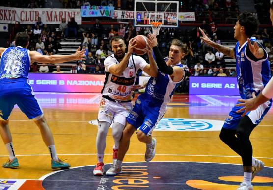 Simone Pepe nel match dell’Unieuro contro Ruvo di Puglia (Blaco)