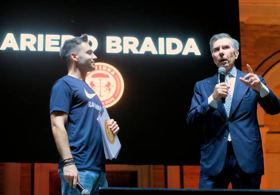 Il vice presidente giallorosso Ariedo Braida foto massimo fiorentini