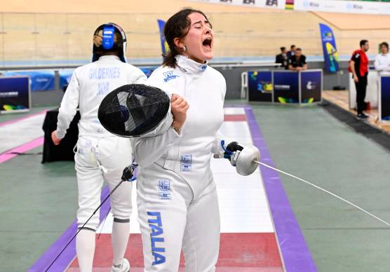 La grintosissima esultanza di Mariachiara Testa dopo la vittoria sulla norvegese Ada Sofie Gildernes