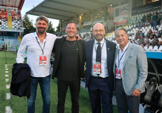 Da sinistra Fabio Artico, Mike Melby, Corrardo Di Taranto e Michael Aiello