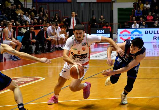 Matteo Parravicini durante Unieuro-Sebastiani della stagione regolare (Blaco)
