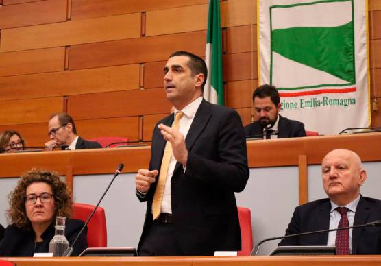 Il presidente della Regione Emilia-Romagna Michele De Pascale