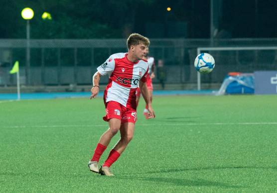 Alessandro Carlini durante la partita con il Pietracuta foto morosetti