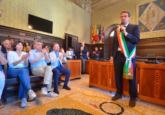 Il sindaco Alessandro Barattoni