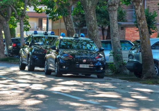 I carabinieri arrivati sul posto dopo l’aggressione (Fiorentini)